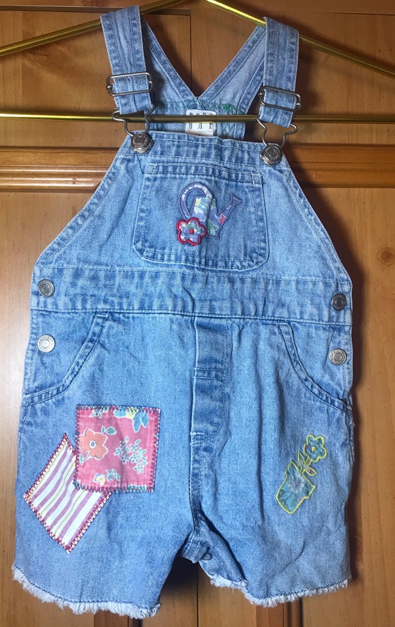 Denim shortalls,infant denim,infant shortalls,bab… - image 1