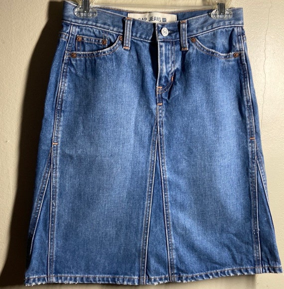 Gap jean skirt,jean skirt,denim skirt,Gap denim,Ga