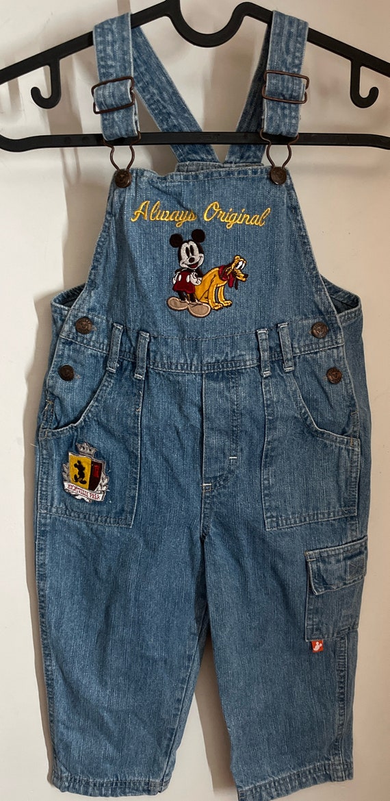 Mickey Mouse denim overalls,Disney overalls,Disney