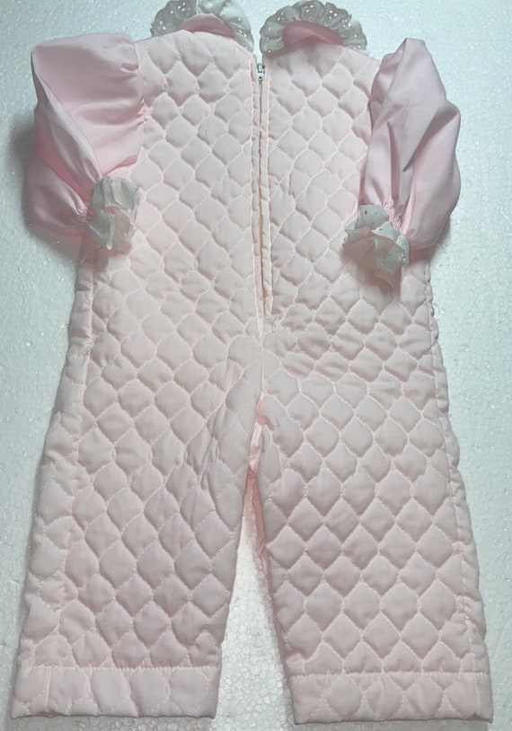 Vintage Quilted Jumpsuit,infant jumpsuit, vintage… - image 7