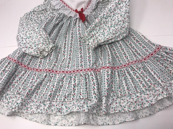 Vintage baby toddler Prairie dress, party dress, … - image 4