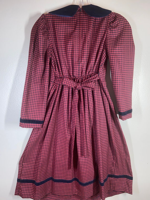 Girls dress,made in USA,girls, plaid dress,vintag… - image 5