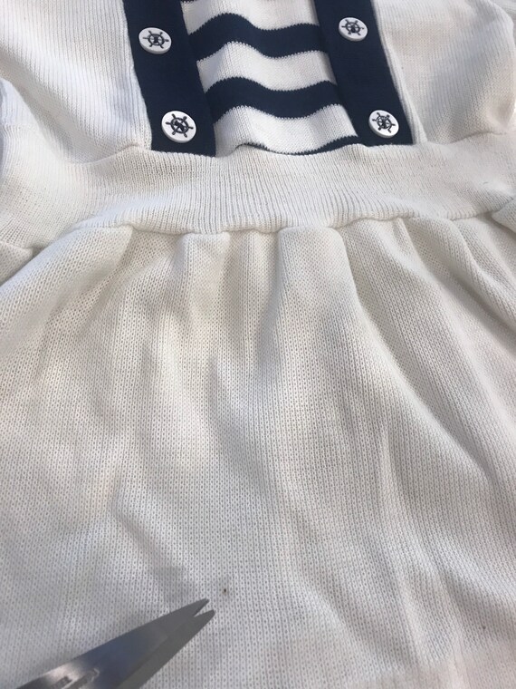 Toddler sailor dress,nautical dress,Made in USA,n… - image 8