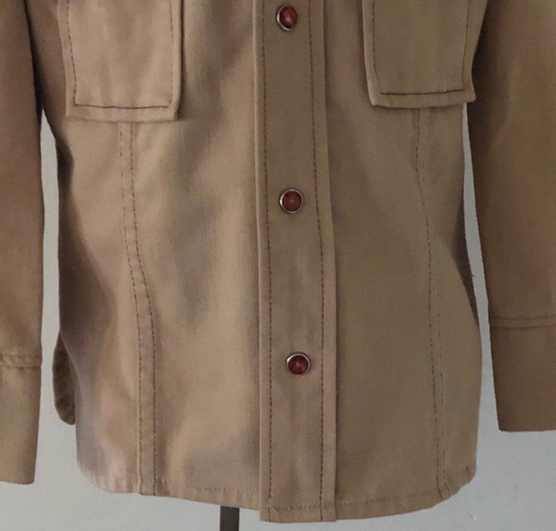 Vintage Embroidered Boys/Toddler Shirt Jacket,Cowboy,Embroidered jacket,Embroidered Shirt,Vintage image 7
