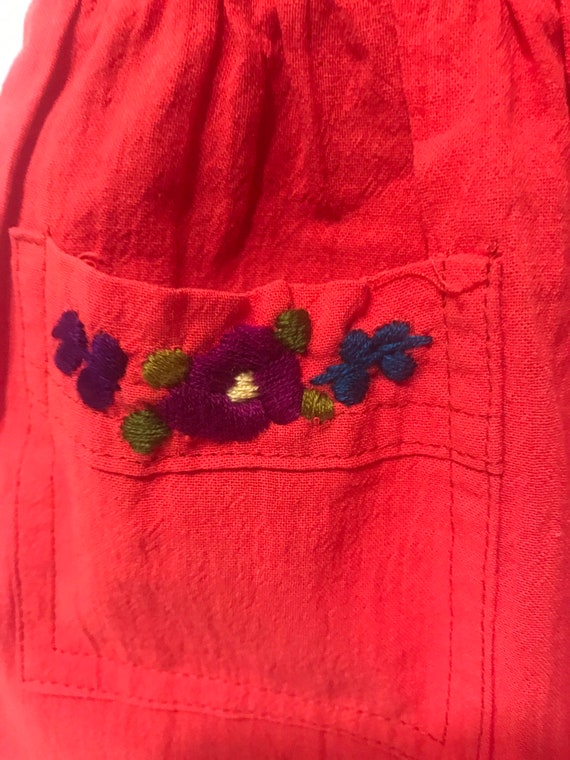 Embroidered toddler girls dress,vintage ,Vintage … - image 4