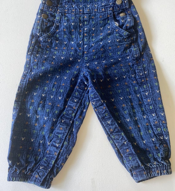 Vintage Oshkosh USA denim, Overalls, toddler Oshk… - image 3
