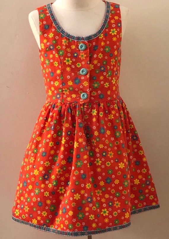 Vintage handmade girls dress,Girls dress,vintage,h