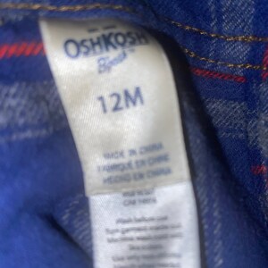 OshKosh Kids Corduroy Dungarees Green Age 6-9M main image 1