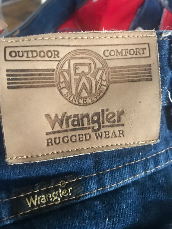 Vintage Wrangler USA,vintage denim,lined jeans, d… - image 9