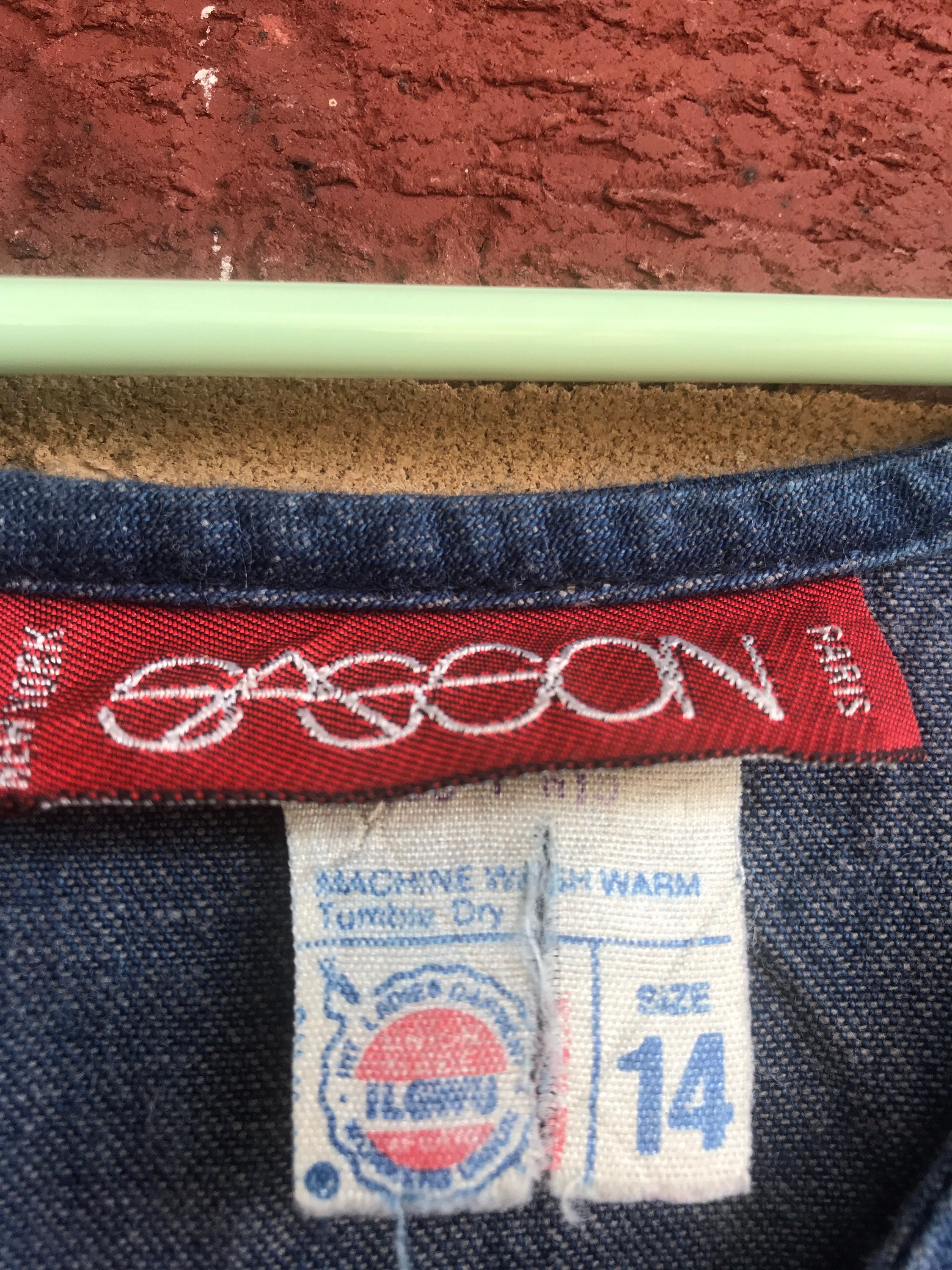 Sassonvintage Denimjean Dressunion - Etsy