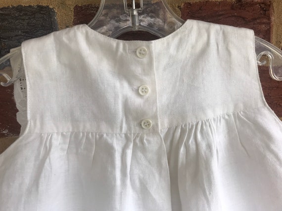 Vintage 80s Linen Toddler dress,linen,Toddler dre… - image 9