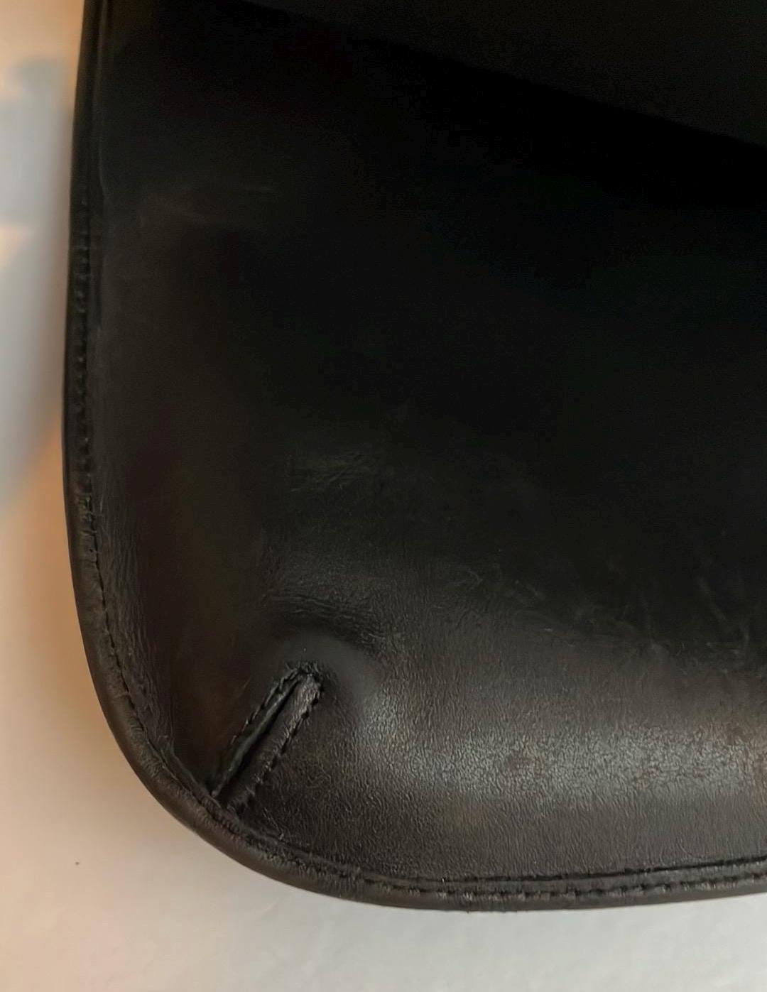 COACH 9135 Vintage Black Leather Flap Bag Crossbody Coach bag Coach purse vintage vintage leather purse crossbody bag Coach crossbody bag Etsy
