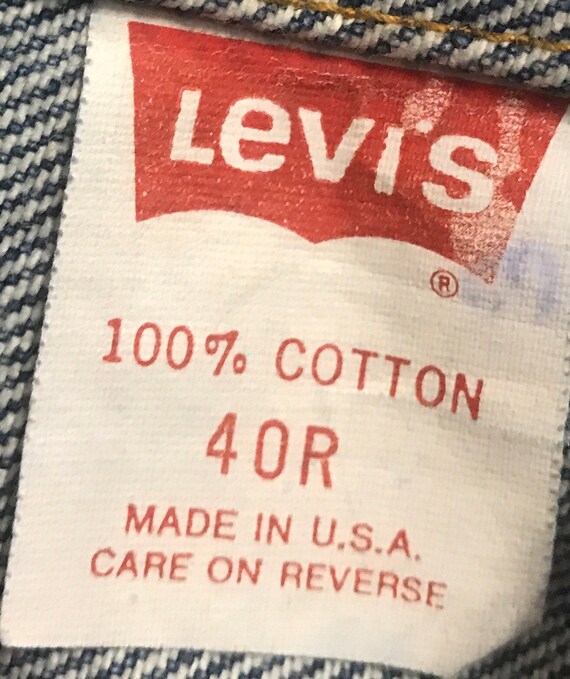 Vintage Levi’s denim coat, Levi’s Jean jacket,80s… - image 5