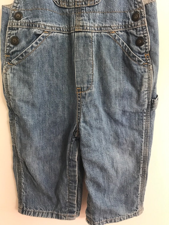 Gap denim overalls,overalls,denim overalls,jean o… - image 3
