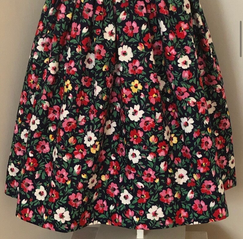 Vintage girls dress,vintage dress,Girls dress,Sylvia Whyte,Neiman Marcus,Vintage,girls floral dress image 7