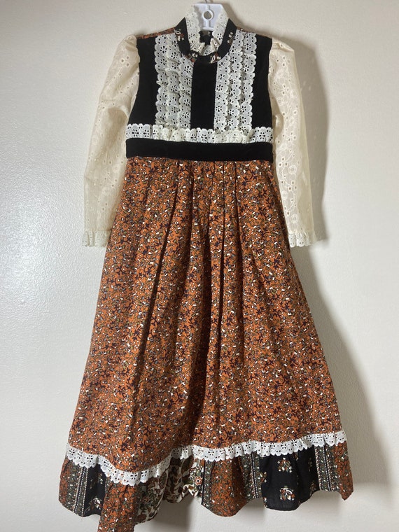 Vintage Maxi Dress,toddler dress, vintage dress,v… - image 1