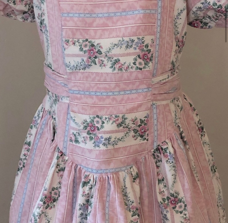 Vintage Girls Dress, vintage, dress, vintage dress,shabby chic,Jessica Ann dress,floral dress,cottage core,prairie dress image 2