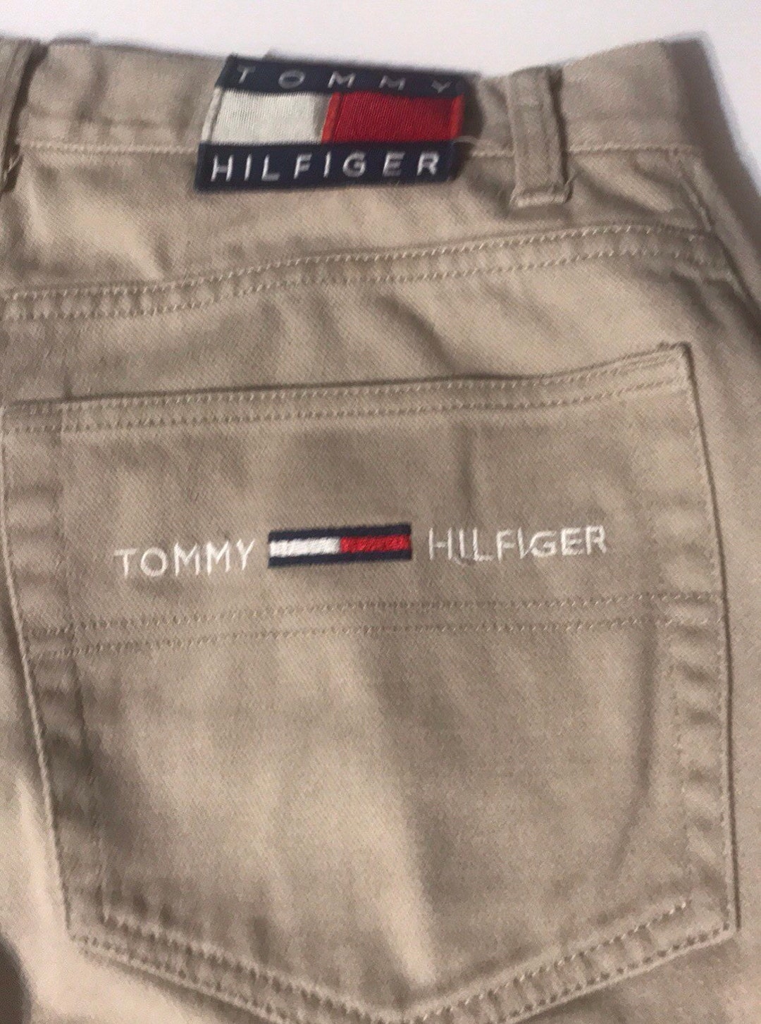 Tommy Hilfiger Sz 33 Big Flag 90s Shorts - Etsy