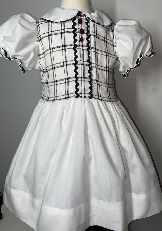 Vintage handmade toddler dress, vintage dress,todd