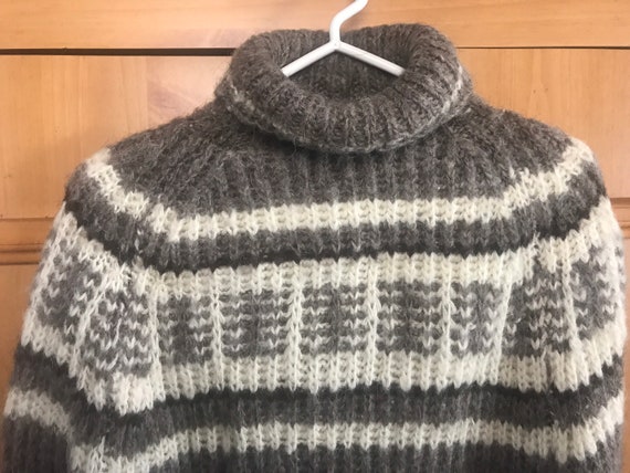 Wool Chunky Knit Sweater,Wool Sweater,handmade sw… - image 2