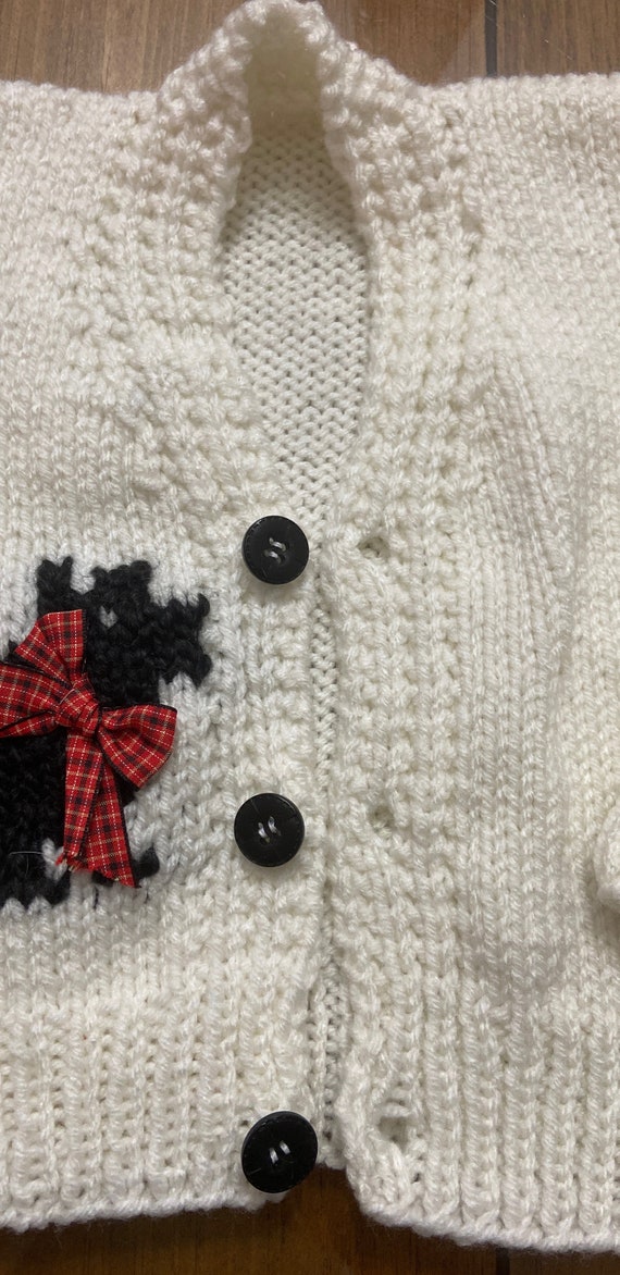 Vintage handmade chunky knit infant toddler sweat… - image 6