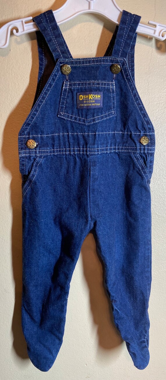 Salopette En Jean Gap Kids Pour Fille – Taille 4 (XS) – Bleue Avec Broderies Fleuries – Vintage