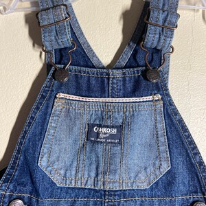 Oshkosh Infant Overalls,infant overalls, Oshkosh overalls,infant,denim overalls, overalls,baby overalls, Oshkosh,infant Oshkosh,denim image 2