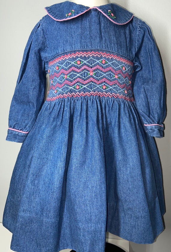 Vintage Denim Toddler Dress,Girls dress, dress,vin