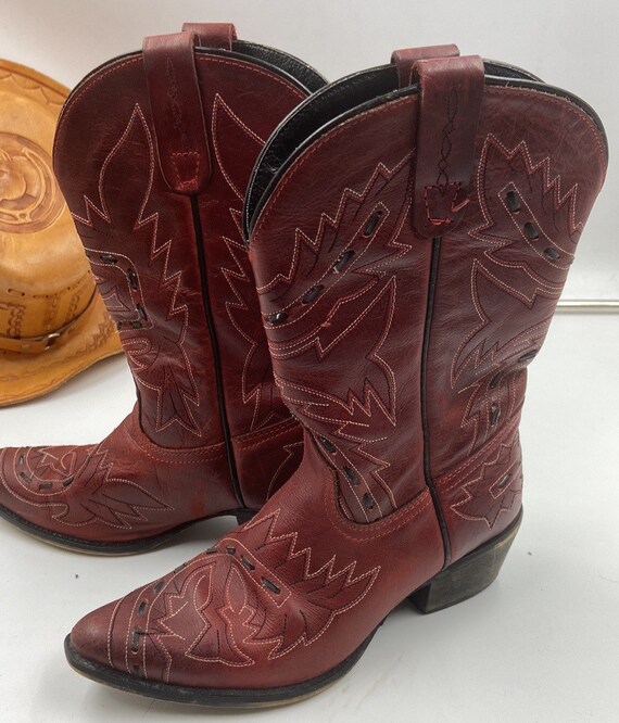 Dan Post kids cowboy boots,cowboy boots,youth siz… - image 4