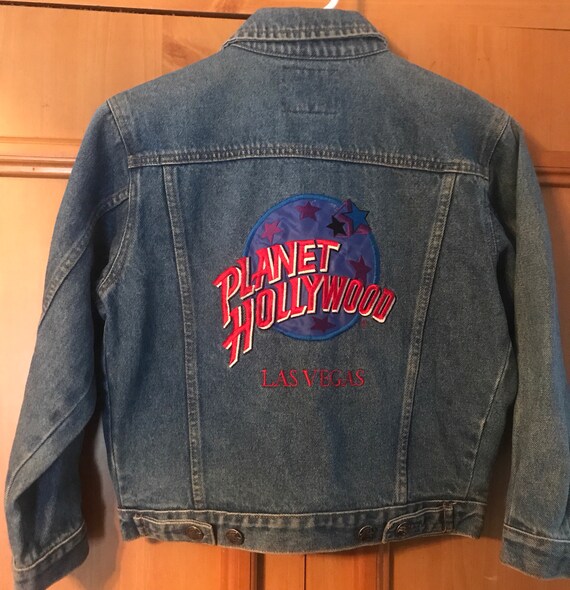 Planet Hollywood Las Vegas Youth Sz M Trucker Jean Jacket | Etsy