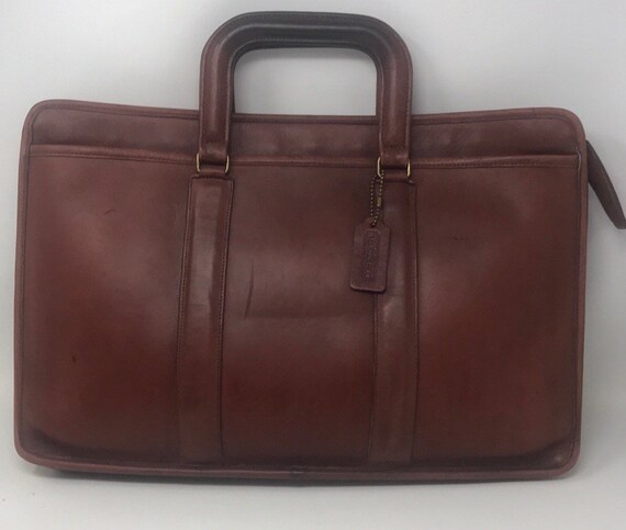 Vintage Coach Leather Briefcase,Top handle messeng