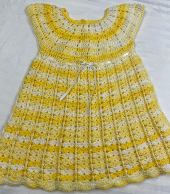 Grandma’s handmade crochet dress, crochet Dress,T… - image 1