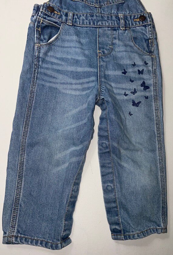 Oshkosh jean overalls,Butterfly overalls,Oshkosh … - image 4