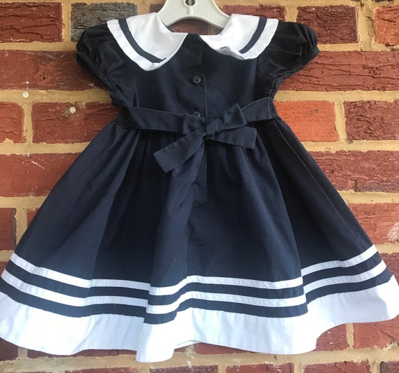 Vintage Girls Dress,Toddler Dress,Dress,nautical … - image 2