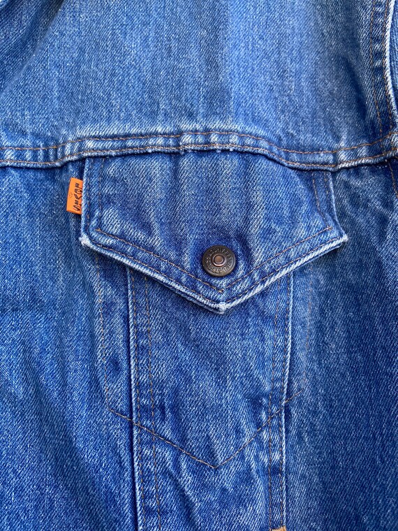 Levi’s orange tab denim jacket,Levi’s sherpa oran… - image 4