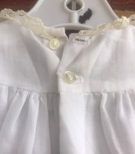 Polly Flinders Hand smocked baby Gown, newborn ba… - image 7