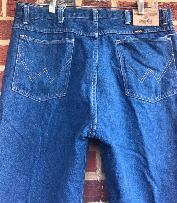 Vintage Wrangler USA,vintage denim,lined jeans, d… - image 2
