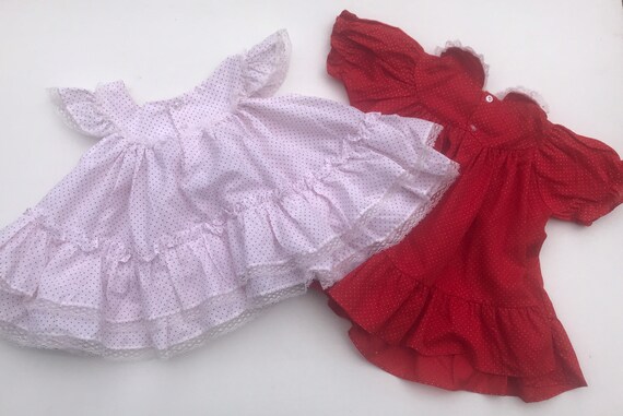 Vintage pinafore dress,infant,infant toddler dres… - image 5