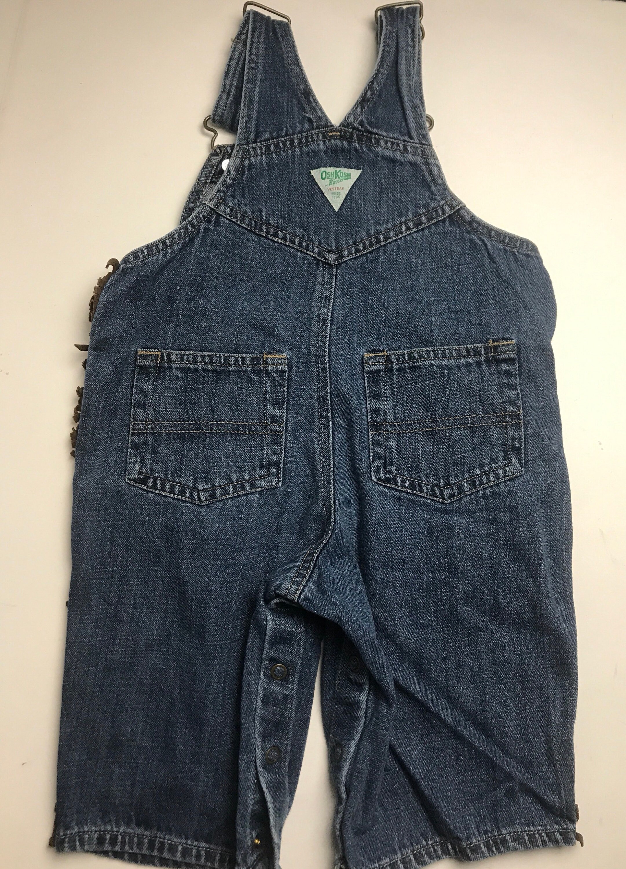 Vintage Oshkosh Vestbak 12 Month Cowboy Fringe Overalls - Etsy UK