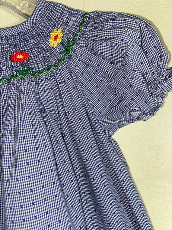 Smocked dress,girls toddler dress, vintage,vintag… - image 3