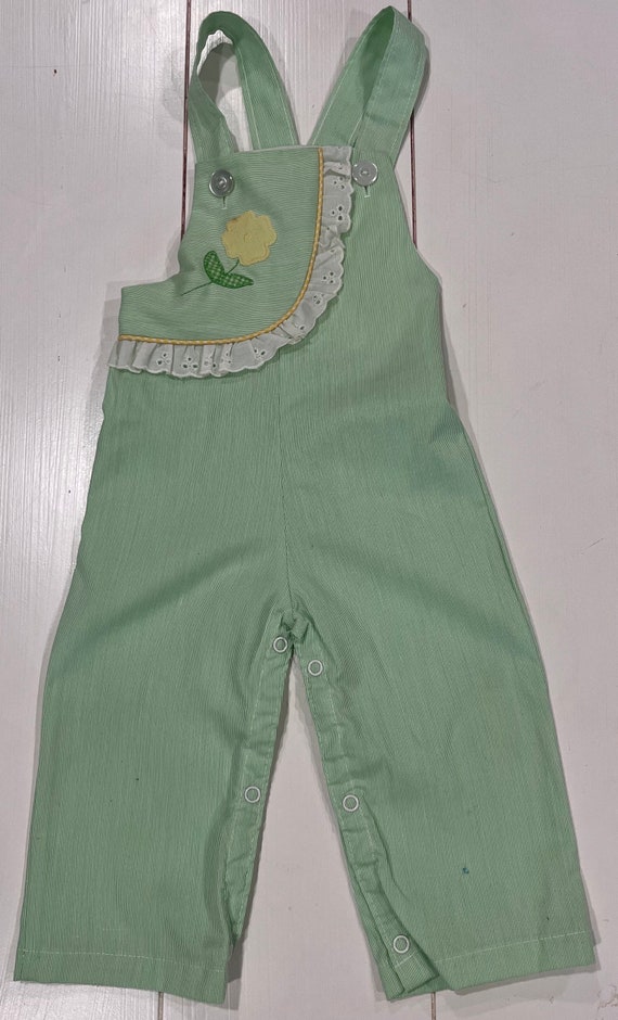 Vintage Girls Toddler Overalls, Girls overalls, vi