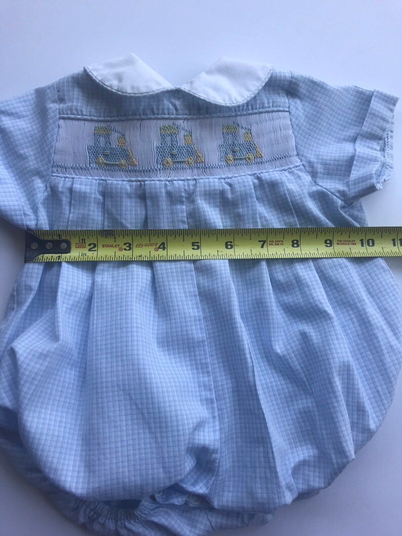 newborn smocked bubble
