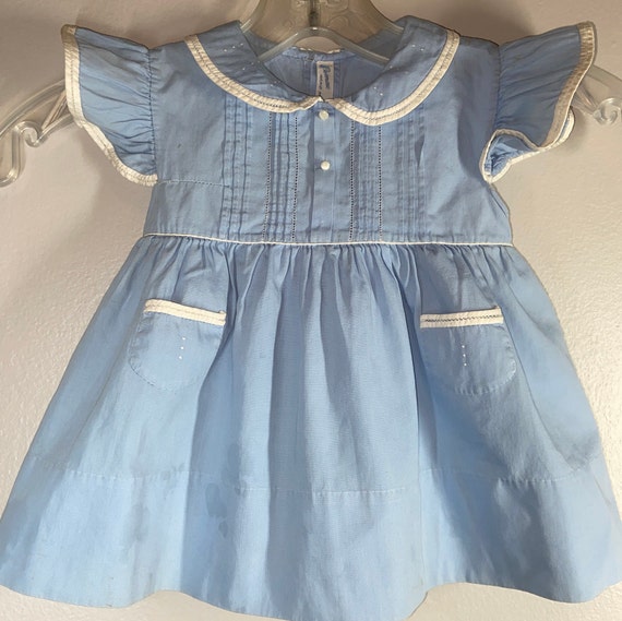 Vintage infant baby dress Gem