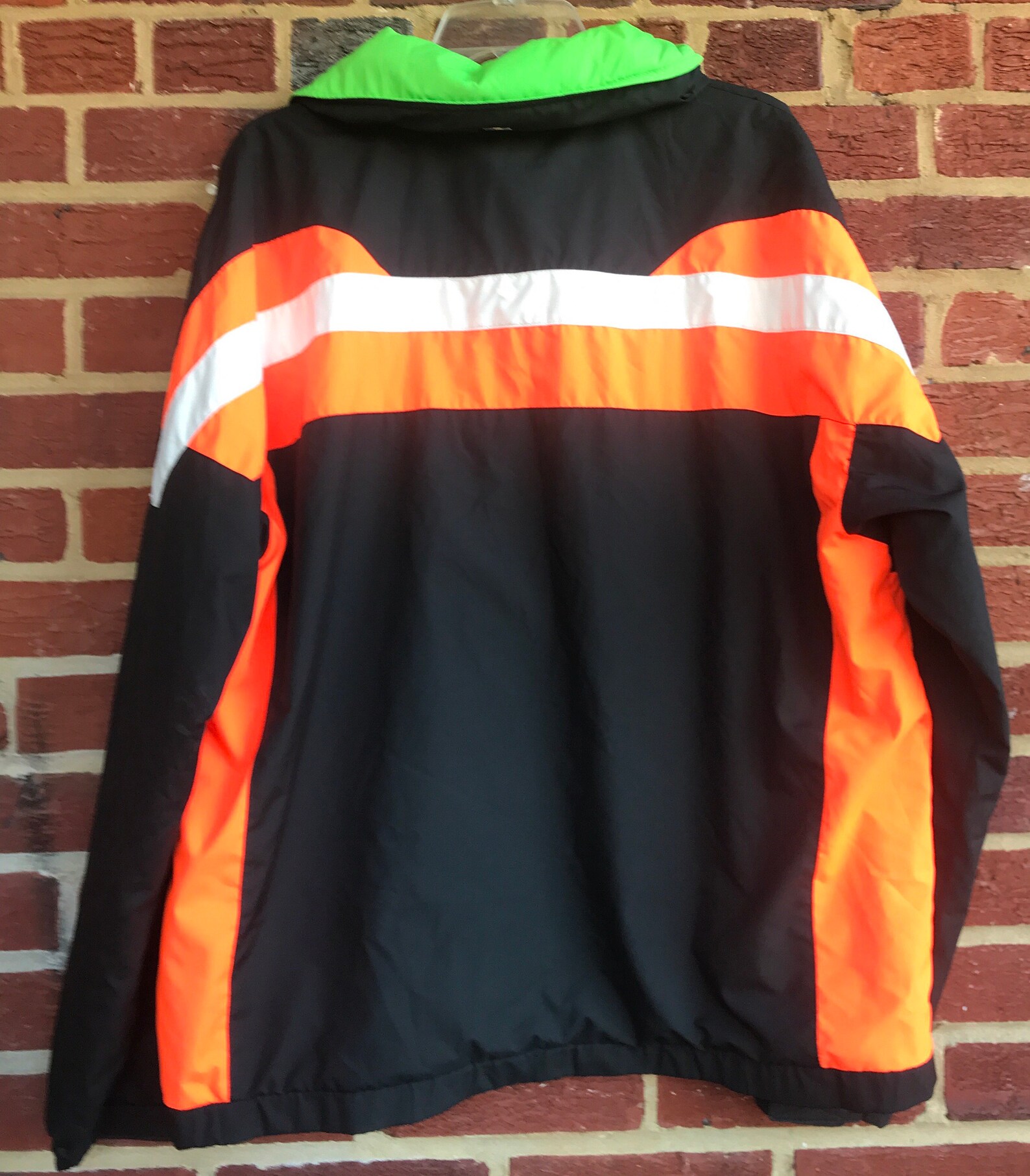 Vintage Neon Jacket Profile Jacket Windbreaker Vintage Etsy