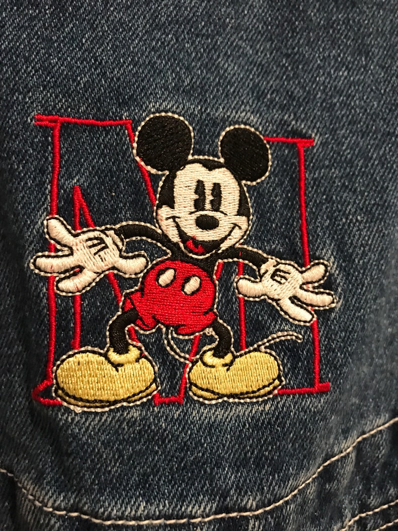 Mickey Mouse Disney Vintage Sz 5 Shortalls - Etsy