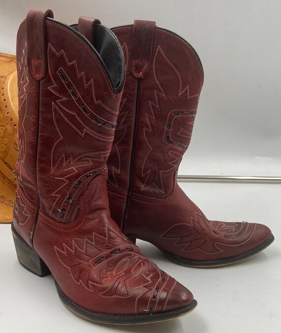 Dan Post kids cowboy boots,cowboy boots,youth size 4,… Gem