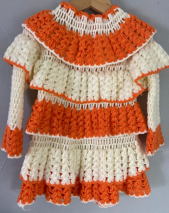 Grandmas handmade crochet dress,Baby girl,dress,c… - image 2