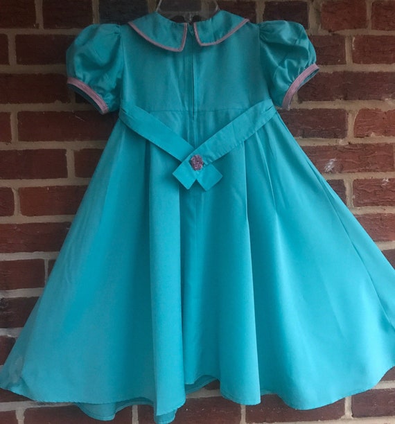 Vintage 60s little girls dress, vintage dress, ho… - image 2