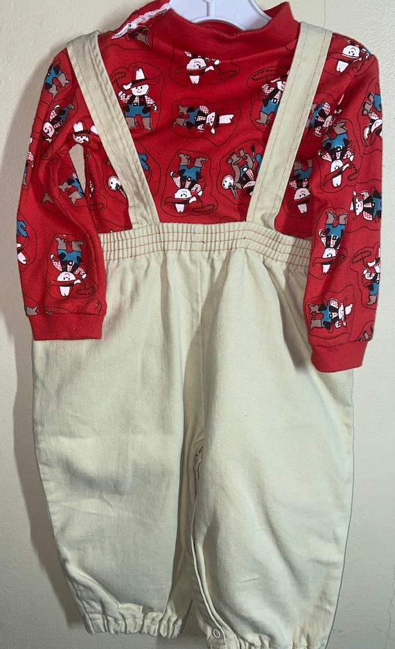 Vintage toddler overalls,overall set, toddler ove… - image 5