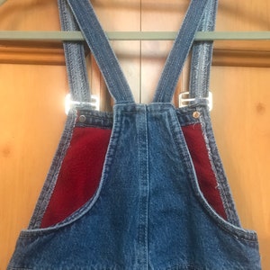 Vintage Denim Overalls,overalls,kids overalls,vintage denim,jean overalls,lined overalls,denim overalls,toddler overalls image 6